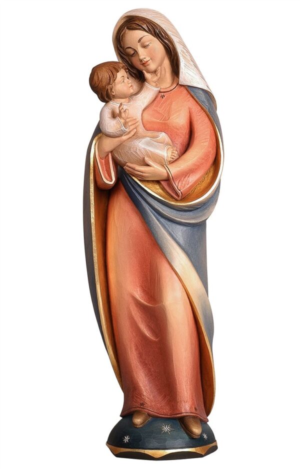 Wooden statue of Our Lady with the Infant Jesus