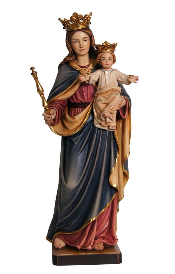 Statue of Our Lady Help of Christians in wood