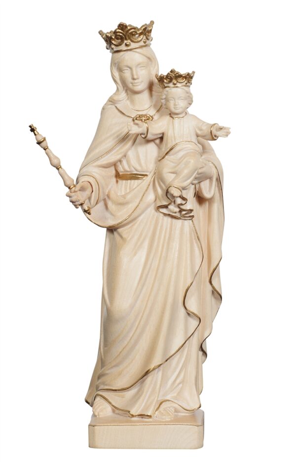 Statue of Our Lady Help of Christians in wood