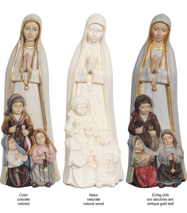 Our Lady of Fatima with little shepherds