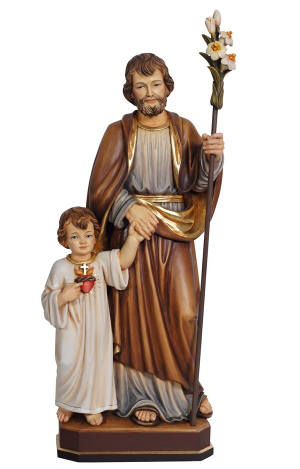 Statue of St. Joseph in wood statua di San Giuseppe in legno