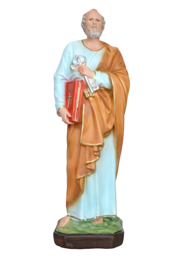 Statua San Pietro cm 30 in resina