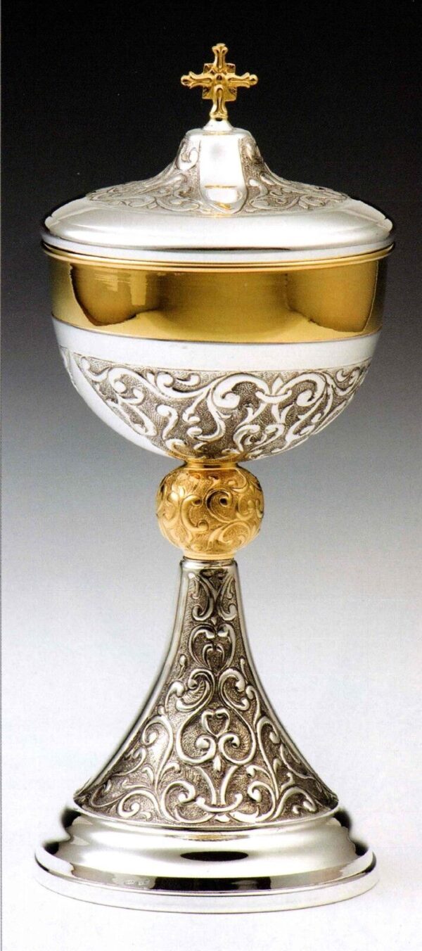 pisside liturgica in argento in vendita