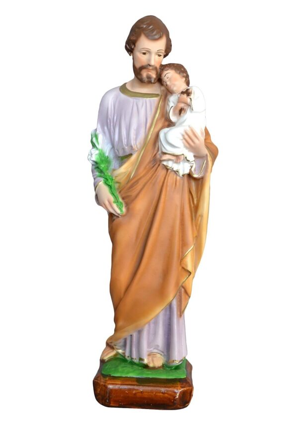 Statua di San Giuseppe cm 40 (15,75'') in resina