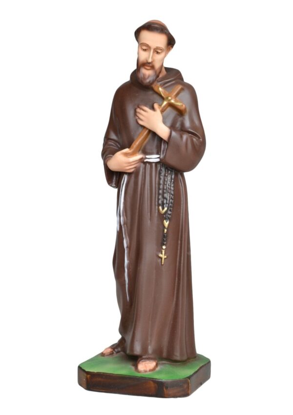 Statua San Francesco d' Assisi cm 30 (11,81'') in resina