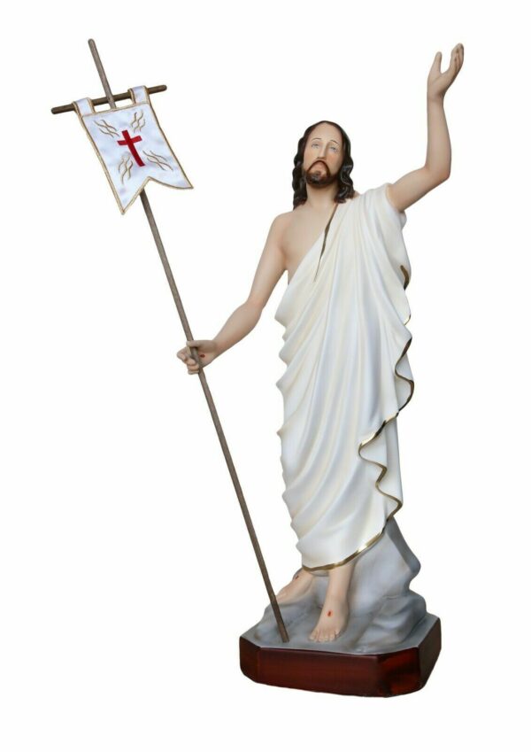 Statua Gesù Risorto cm. 50 in resina