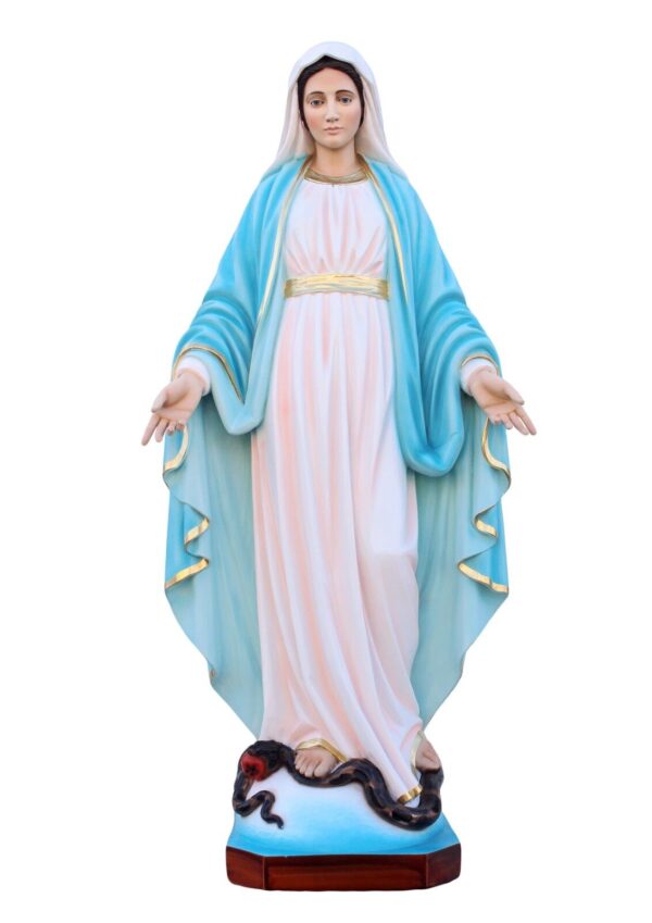 Statua Madonna Miracolosa cm 80 in resina