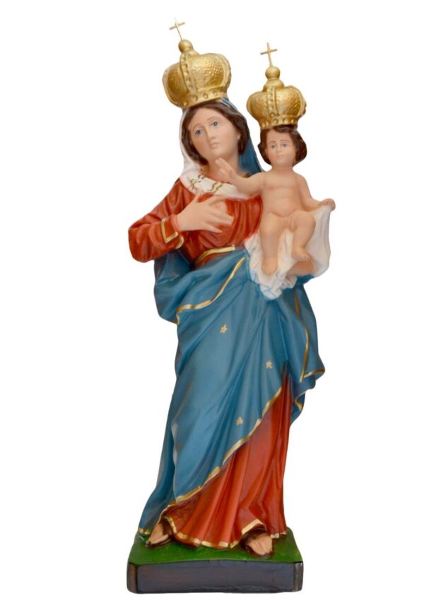 Statua Madonna delle Grazie cm 45 (17,72'') in resina colorata