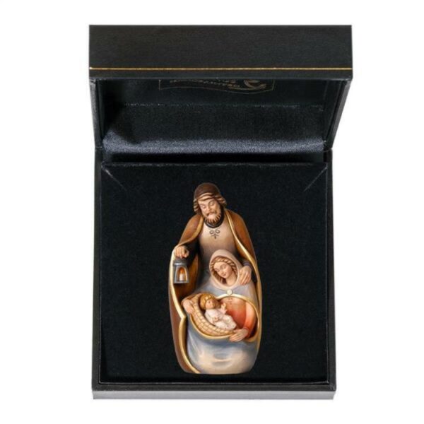 Small Nativity miniature cm 4 in wood made in Val Gardena