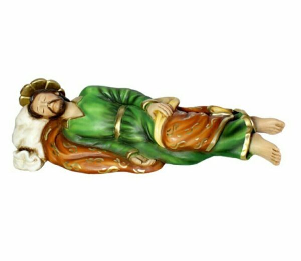 Statua San Giuseppe dormiente cm 40 (15,75'') in resina