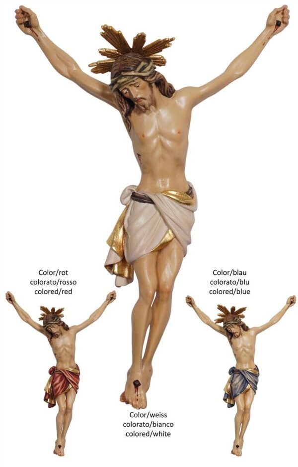Corpo di Cristo in legno realizzato in Val Gardena 