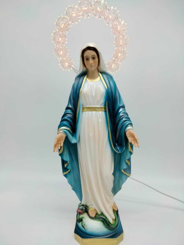 Statua Madonna Immacolata Concezione alta cm 30 in resina