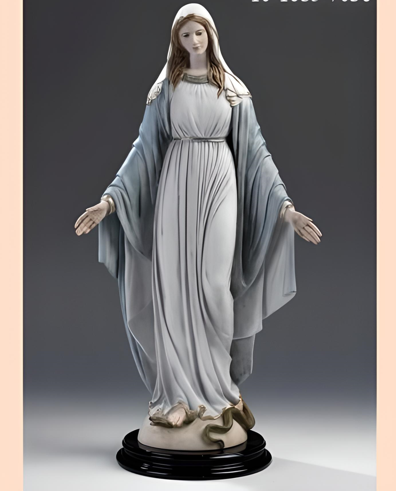 Statua della Madonna Miracolosa o Immacolata Concezione cm 65 (25,59'') in  polvere di marmo - Ovunque Proteggimi
