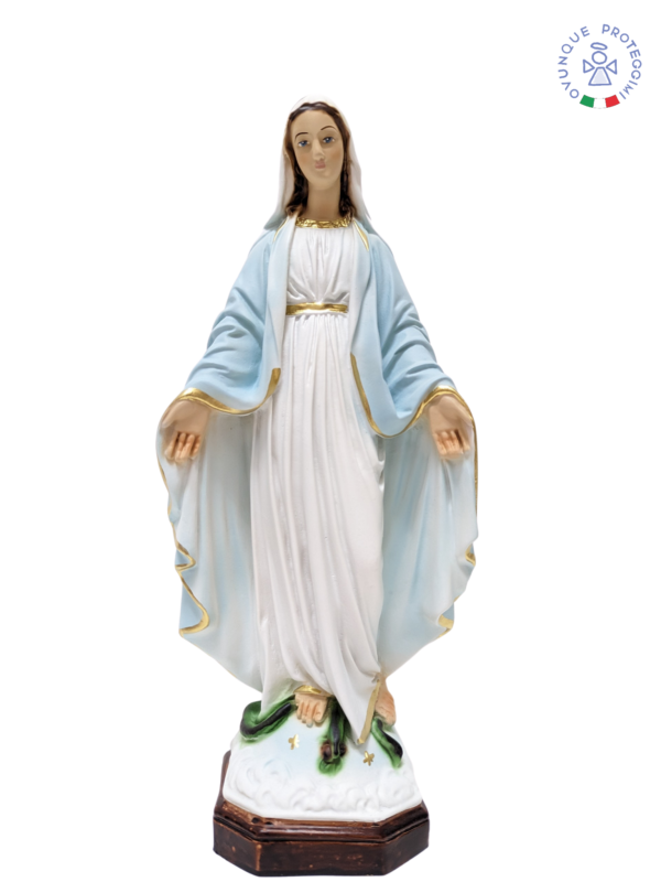 statua Madonna Miracolosa o Immacolata Concezione cm 35 in resina