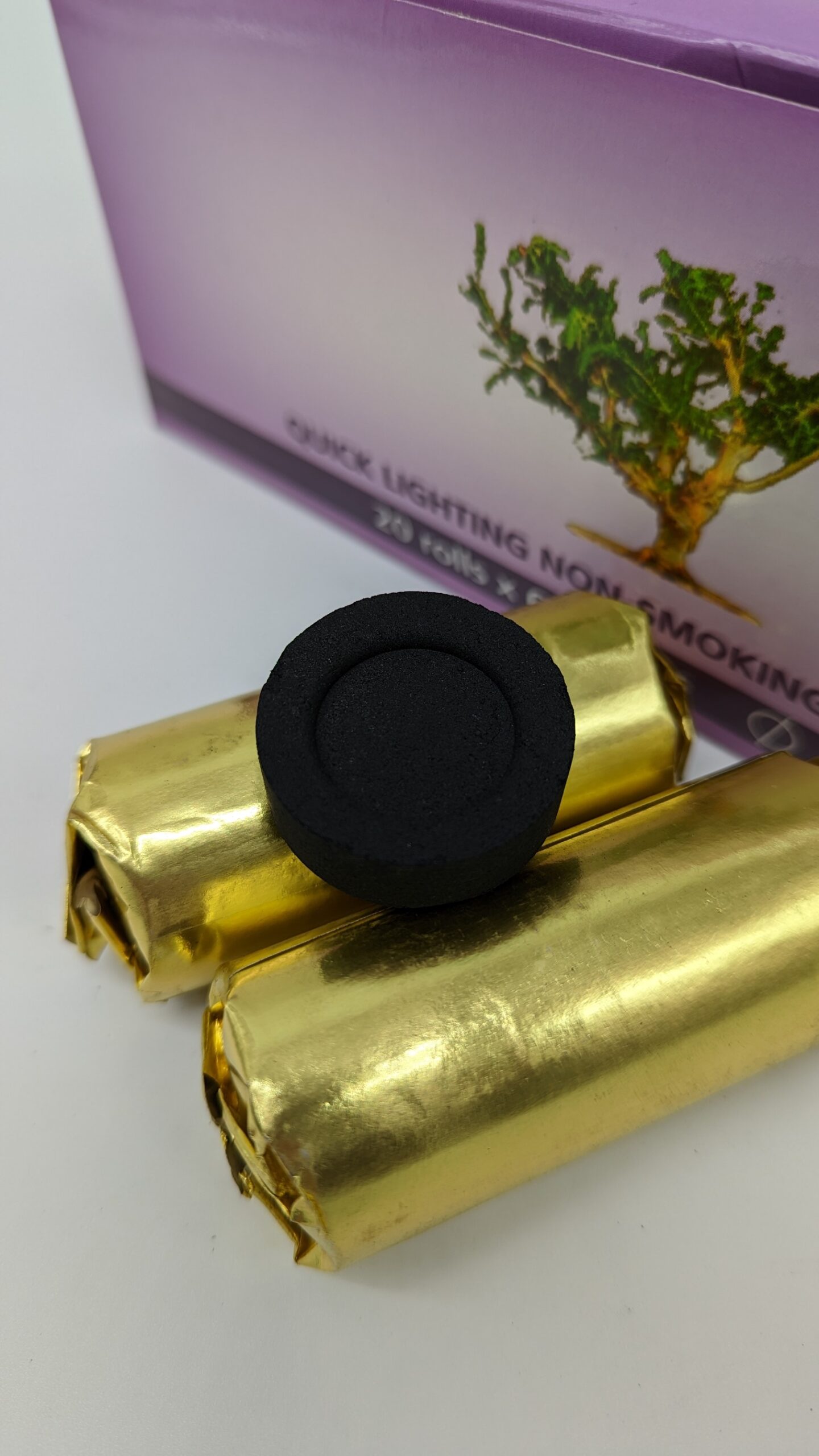 Carboncini per incenso di origine greca diametro 33 mm - 120 dischi -  Ovunque Proteggimi