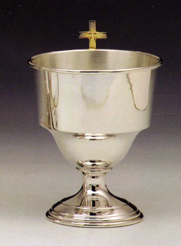 Navetta liturgica in silverplated cm 13 prodotto artigianale