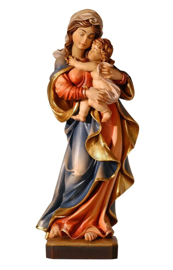 Wooden statue of Our Lady with the Infant Jesus