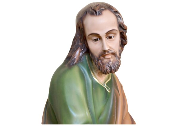 Volto statua San Giuseppe per presepe cm 65