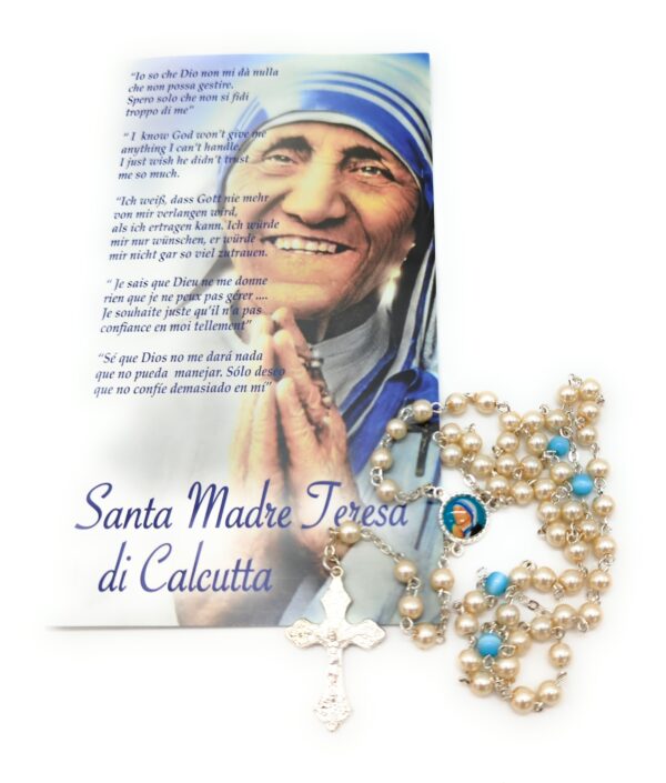 Rosario Madre Teresa di Calcutta con preghiere