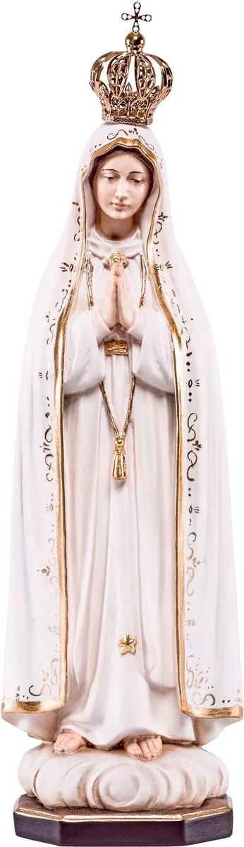 statua Madonna di Fatima con corona