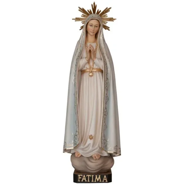 statua in legno Madonna di Fatima