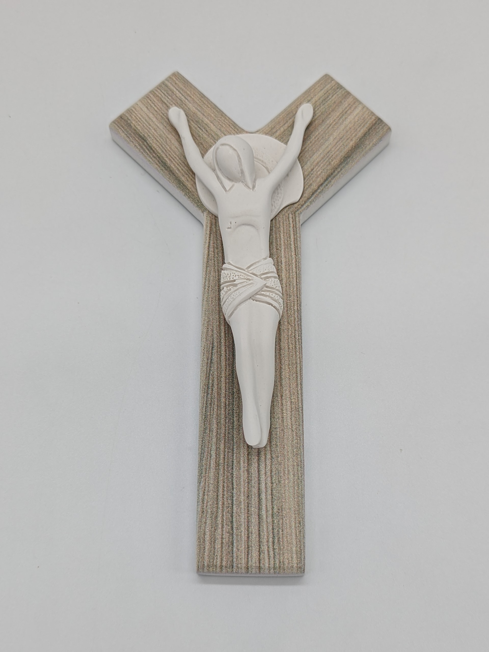 Crocifisso Croce da Parete Moderno 17 x 9,5 cm (6.69'' x 3.74'') . Croce Y  - Ovunque Proteggimi