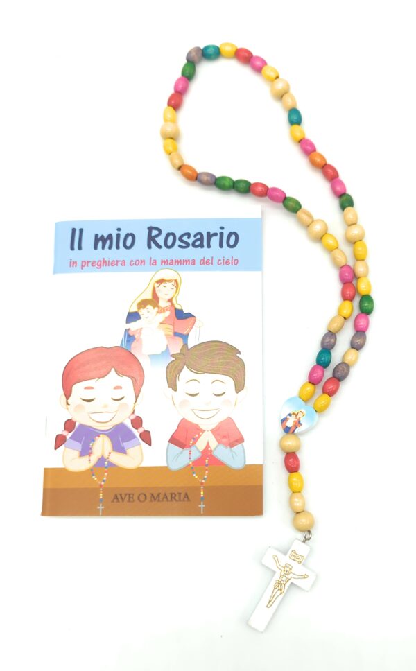 rosario in legno per bambini