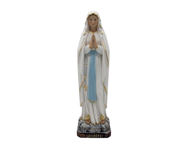 Statua Madonna di Lourdes 40 cm in resina