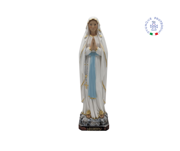 statua in resina Madonna di Lourdes cm 40