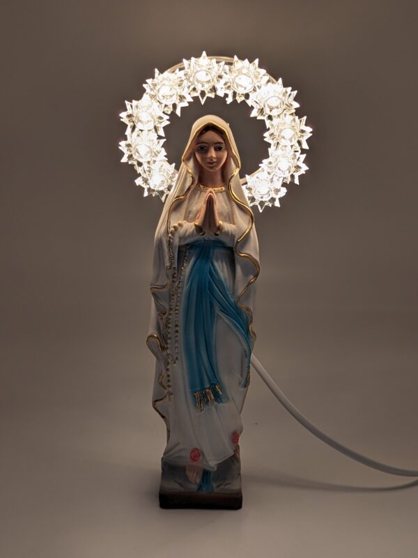 Statua madonna di Lourdes cm 20