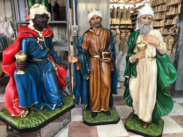 Re Magi per Natività presepe cm 160