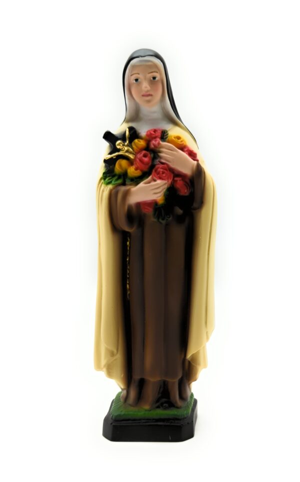 Statua Santa Teresa del Bambin Gesù di Lisieux cm 20