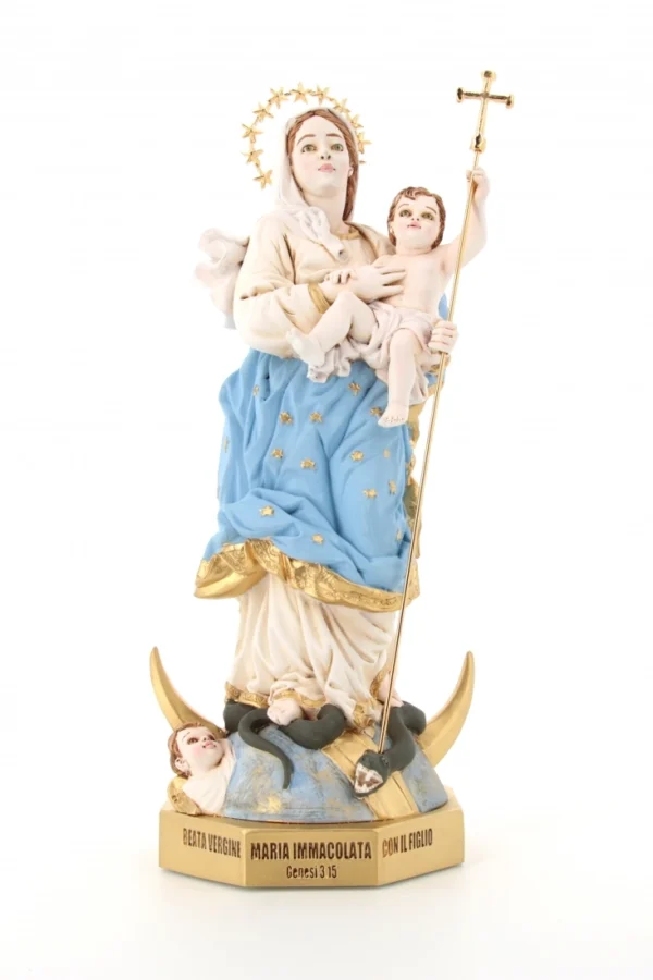 Statua Madonna Assunta in cielo del Murillo