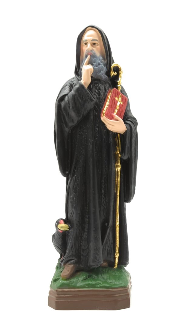 statua San Benedetto cm 30
