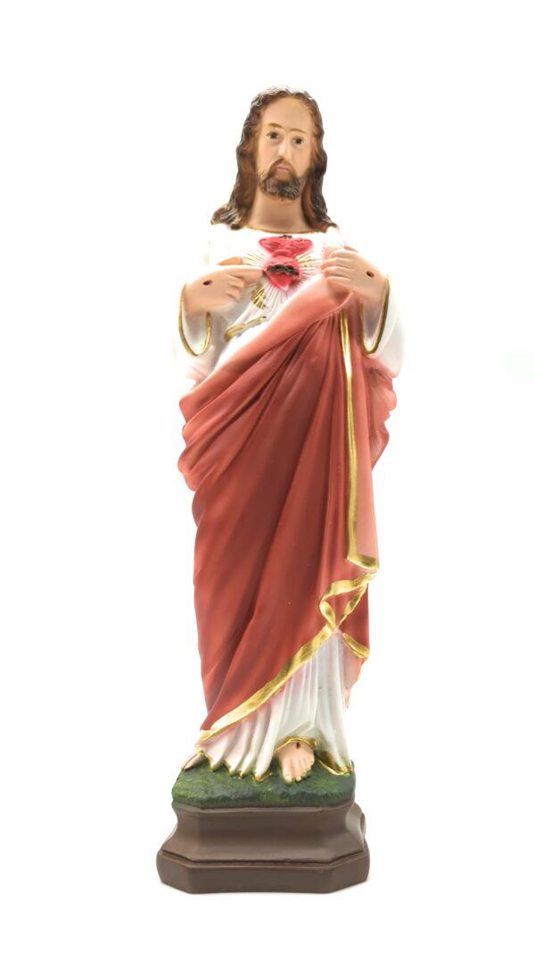 Statua Sacro Cuore di Gesù cm 30